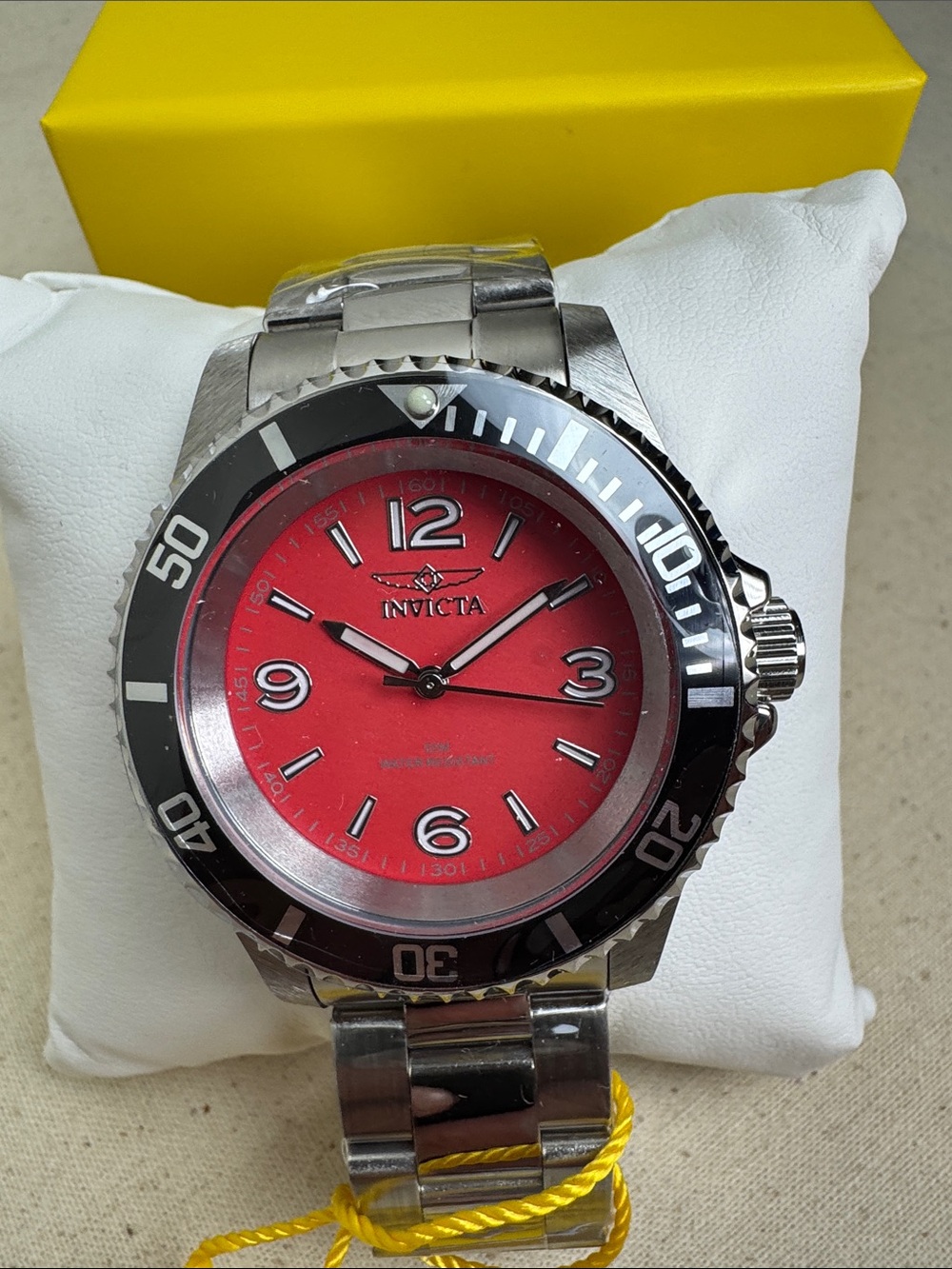 Invicta Specialty Rowan Men's Red Dial Dive Watch 40mm NWT